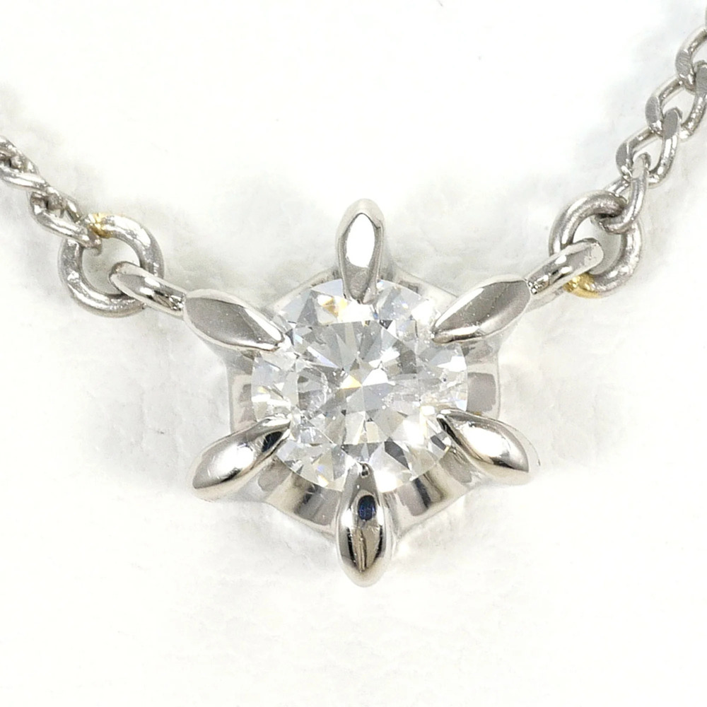 VINTAGE Silver Diamond Necklace